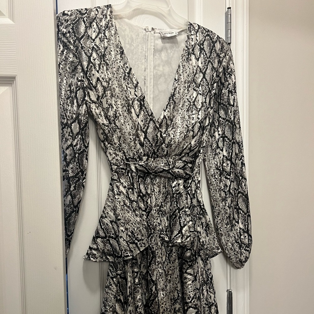 Long sleeve cocktail dress